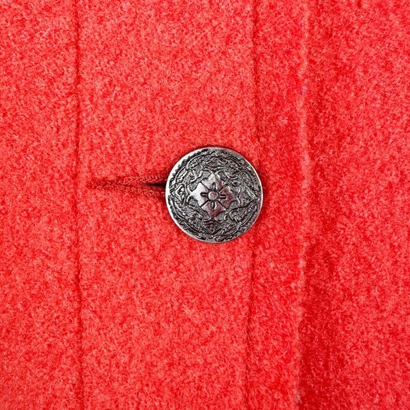 JG Hook Vintage Orange Wool Blazer Coat - Picture 6 of 10